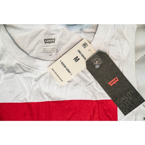 Levi's Womens Graphic Crop Tank, White, Med - Picture 4 of 4